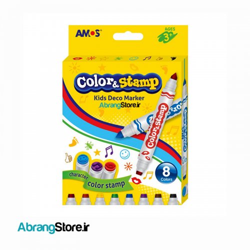 ماژیک استیکری آموس | AMOS Color & Stamp