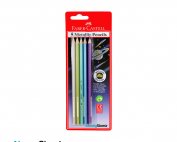 مدادرنگی متالیک فابرکاستل ۵ رنگ Fabercastell Metalic Pencils