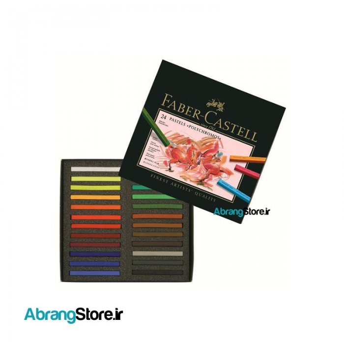 پاستل گچی پلی کروموس فابرکاستل ۲۴ رنگ | Fabercastell Pastel crayon Polychromos 1