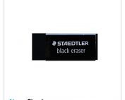 پاک کن بلک استدلر سایز متوسط | Staedtler Black Eraser