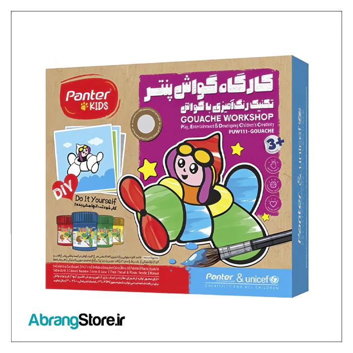 کارگاه رنگ آمیزی گواش پنتر PUW111
