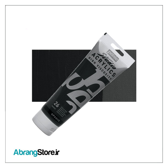 رنگ اکریلیک مشکی استودیو پ ب او 250 میل | 26 Mars Black