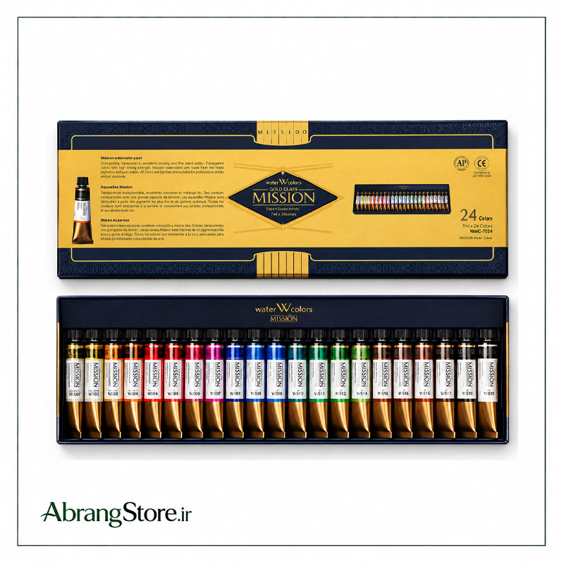 آبرنگ میشن 24 رنگ 7 میل Gold Class